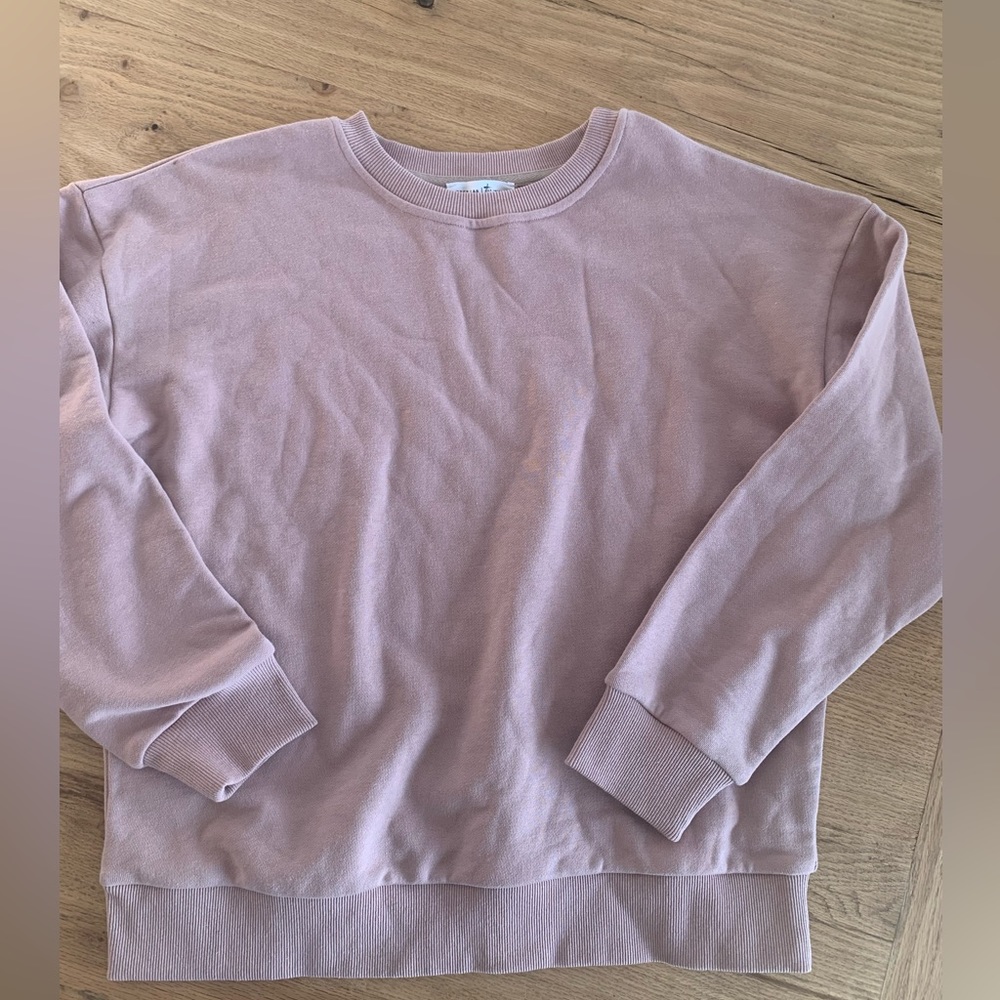 Grey Lab Pink Basic Sweatshirt Size Small‎ Oversized Women’s Preloved